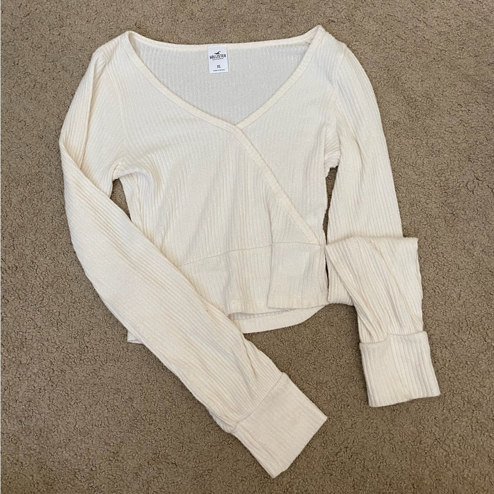 Hollister Long Sleeve Sweater Top